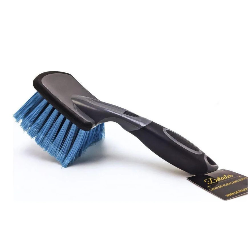 Escova Limpeza De Caixa De Roda Cabo Curto Detailer