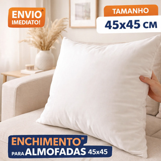 Kit Enchimento Almofada 45x45 Decorativa Macio e Resistente Ideal Sofá Sala - Envio Imediato em Oferta na Shopee