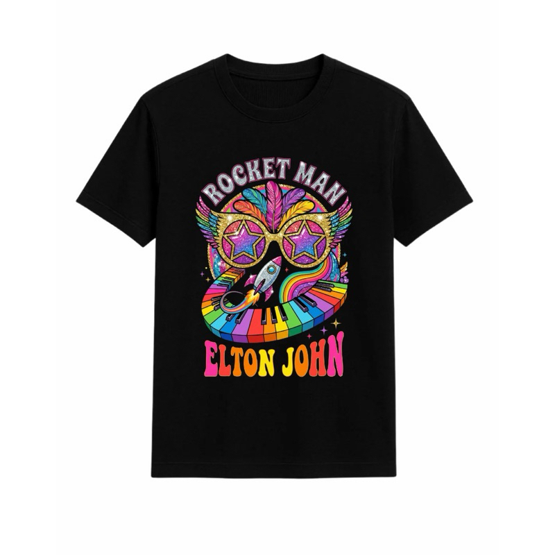 Camiseta Pop Rock Clássico Estilo Anos 70 Estampa Icônica Música Internacional Vintage Unissex