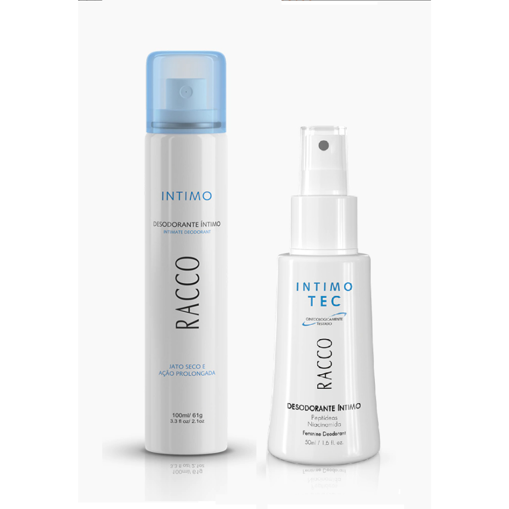 Kit Desodorante Intimo e Desodorante Intimo Tec - Racco