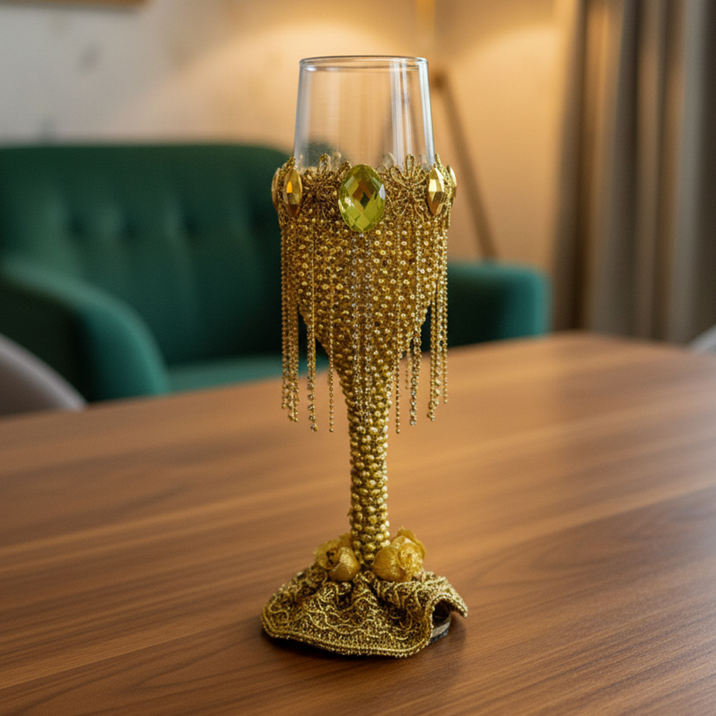 Taça Super Luxo Champanhe Pomba Gira Maria Padilha, Maria Quitéria Altar Umbanda