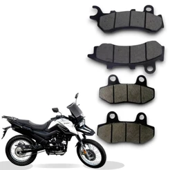 KIT PASTILHA FREIO DIANTEIRO + TRASEIRO SHI 175 CARBURADA 2025