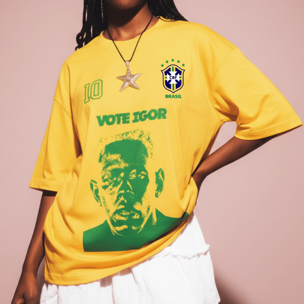 Camiseta Brasilcore Tyler The Creator Amarela Vintage Em Algodão 100% Estampa Premium em Oferta na Shopee