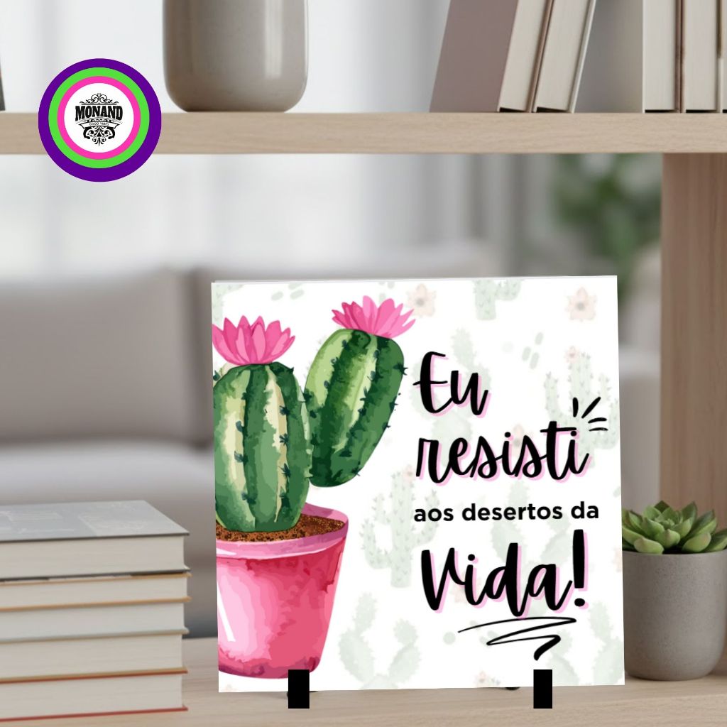 Azulejo Decorativo Mensagens | Mensagens Motivacionais no azulejo | Placa Decorativa Motivacional
