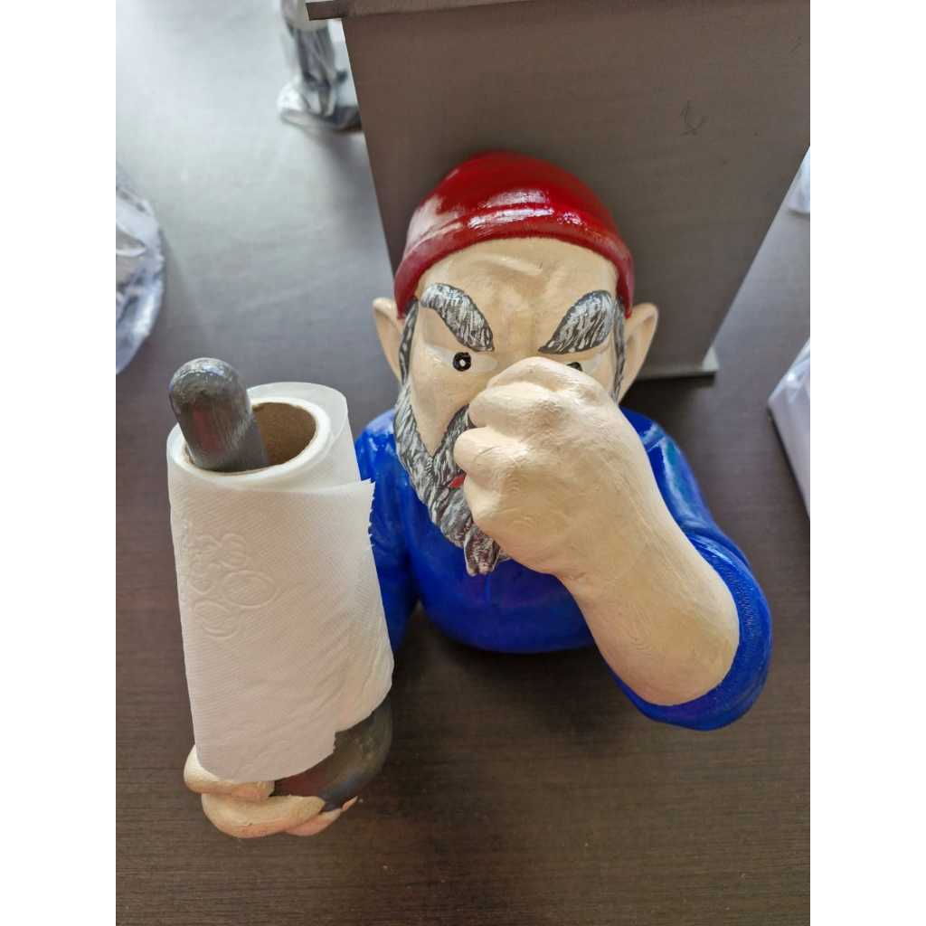 Gnomo Segurador de Papel Higienico