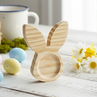 Kit Pires de Coelho em Madeira Pinus para Decoração de Páscoa Café Porta Copo Chá em Oferta na Shopee