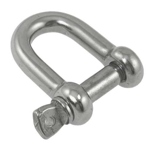 Manilha Reta Corpo 1/2 E Pino 5/8 Pino C/ Rosca 1000kg