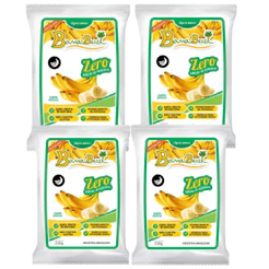 Bananinha Tradicional com Natural Zero Açúcares 4 pacotes