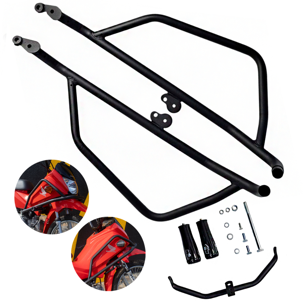 Protetor De Carenagem Pop 110 2015 A 2025 Com Slider