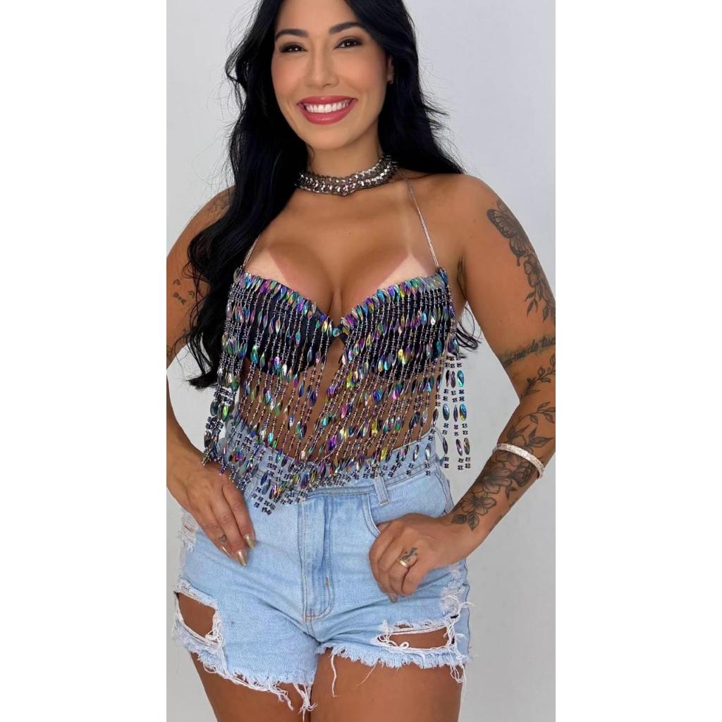 O que é Cropped Franja Strass? Guia e Onde Comprar | BuscaProdutos