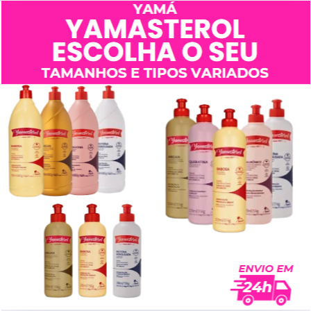 YAMASTEROL ORIGINAL (CREME MULTIFINCIONAL PARA TODOS OS TIPOS DE CABELO) ESCOLHA O SEU - YAMÁ em Oferta na Shopee