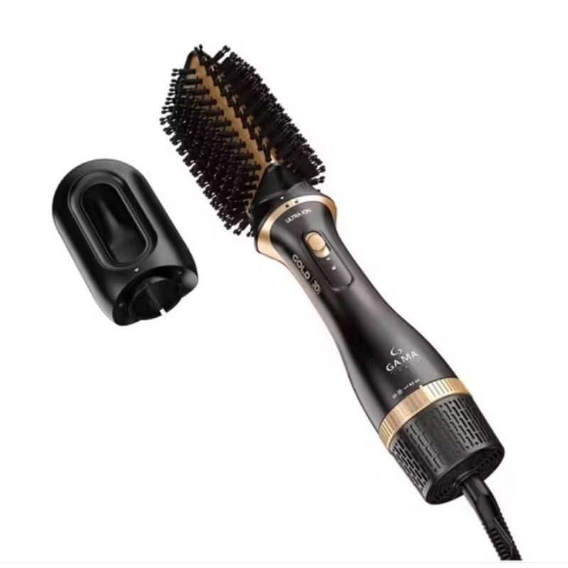 Escova secadora modeladora GA.MA Gold Ion 3D — multicabeças, bivolt