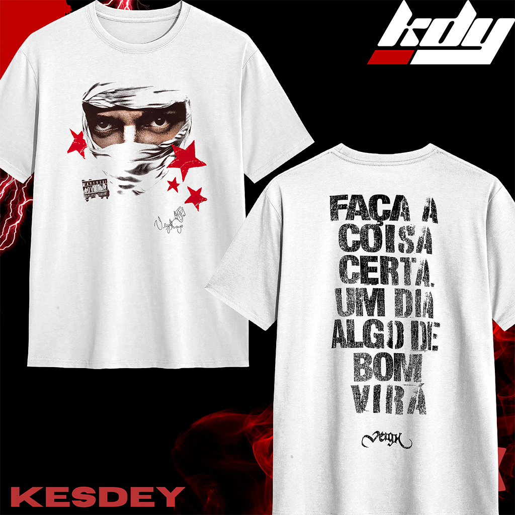 Camiseta Streetwear Masculina Feminina camisa 100% Algodão Estampa Coleção Veigh Frase