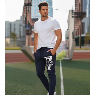 Calças Moletom Masculina New York Academia Inverno em Oferta na Shopee