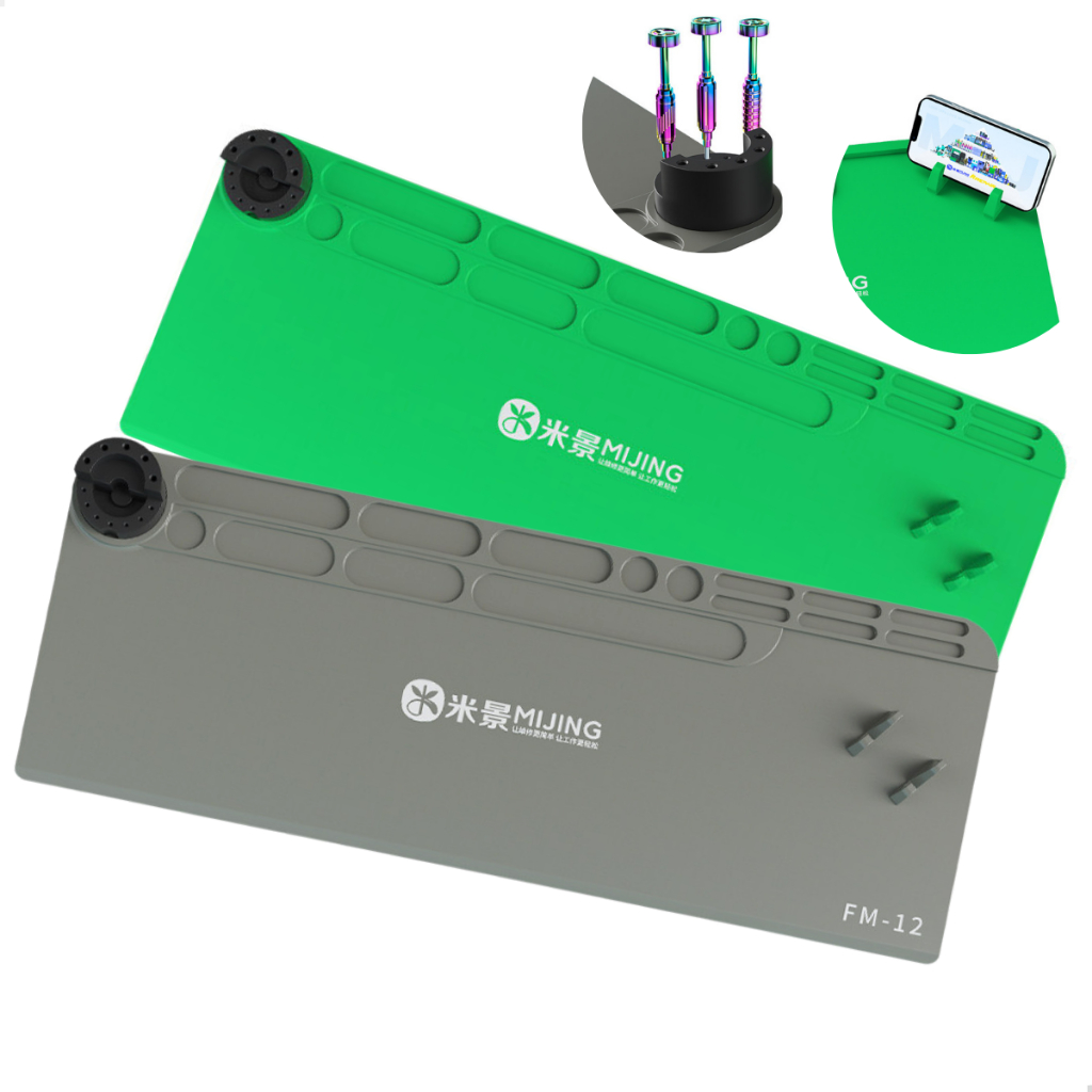 Manta Grande Tapete Silicone Gigante Antiestática Bancada  80x30cm