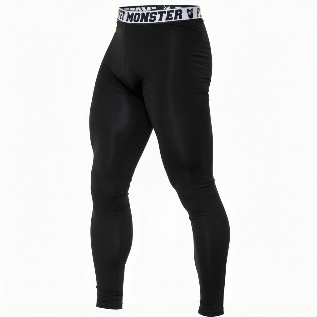 Calça Térmica Segunda Pele Esportivo Masculino Proteção UV50+ Microfibra PitMonster Calça Térmica Segunda Pele Esportivo Masculino Proteção UV50+ Microfibra PitMonster