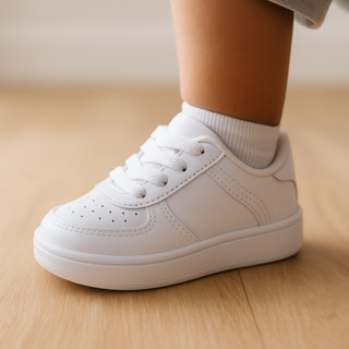 Tênis Infantil Branco Casual Escolar Envio Imediato em Oferta na Shopee