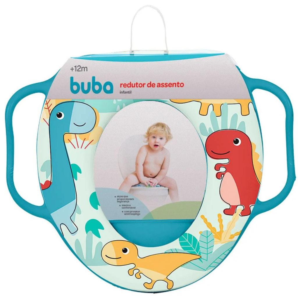 Assento Redutor Acolchoado Infantil Para Vaso Sanitario Desfralde Buba