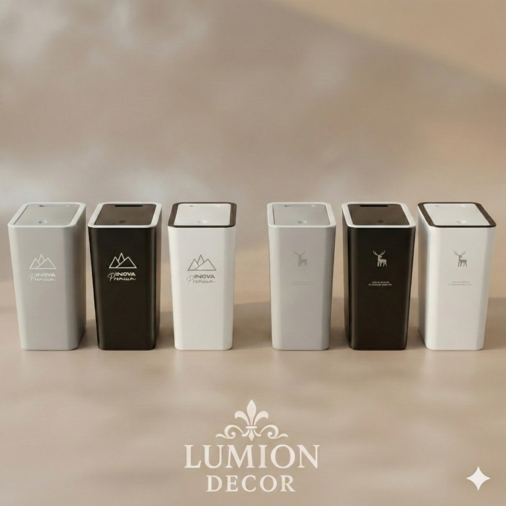 Lixeira Luxo Com Tampa Click Design Moderno Para Banheiro Lavabo Cozinha  e Escritório em Oferta na Shopee