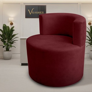 Poltrona Luna Luxo Visammer Confortavél  Aconchegante  Belíssima  Para Recepção Sala  Espera  Closet em Oferta na Shopee