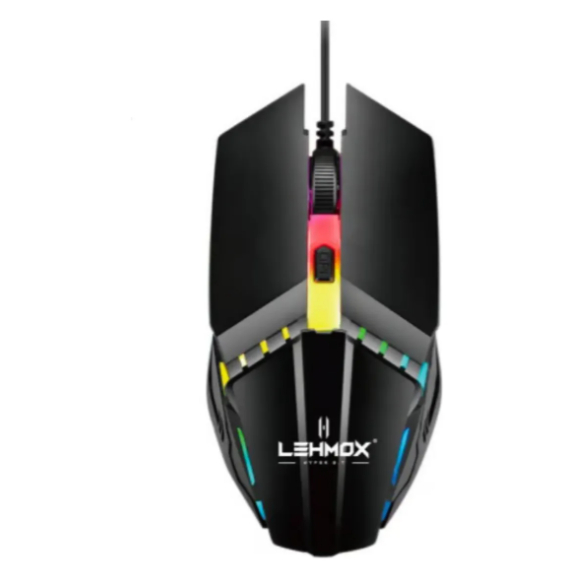 Mouse Gamer Usb Com Led Rgb Backlight Dpi Ajustavel Preto ley 1511 lehmox
