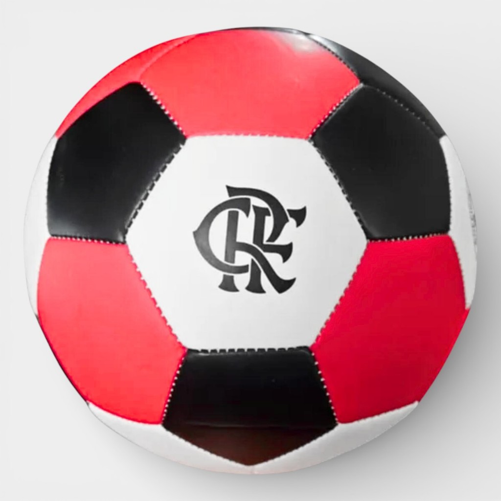 Bola de Futsal Flamengo Sport Bel - Vermelho e Preto