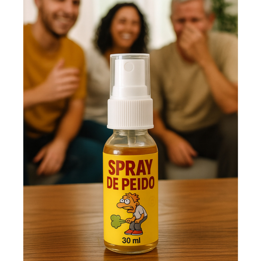 Peido Spray Pum Pronto Trolagem Fedido Amigo da Onça Peido Alemão Pegadinha TikTok Fedorenta Zoação