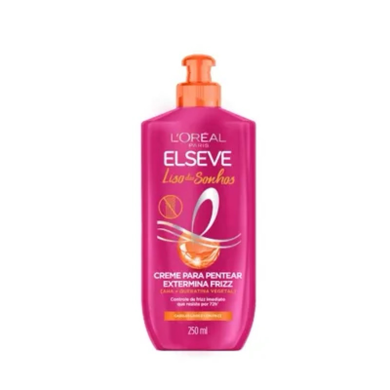 Creme Para Pentear L'oréal Paris Elseve Liso dos Sonhos Frasco 250ml