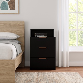 Comoda Gaveteiro 3 Gavetas Multiuso C/ Nicho em Oferta na Shopee