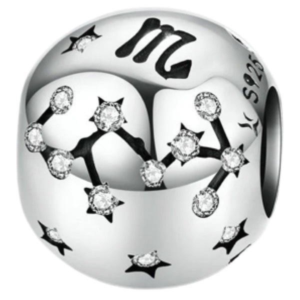 Berloque Escorpião Pulseira Jóia Prata 925 Legítima Pingente Charme Enfeite Argenteo Bracelete Signo