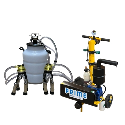 Ordenhadeira Móvel Amarela Bv 300, Motor 1 Cv