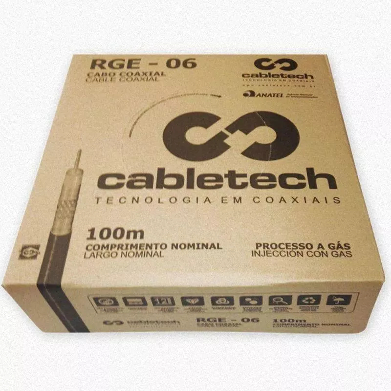 CAIXA CABO COAXIAL Rg6 100 METROS ATACADO PREÇO POR TEMPO LIMITADO