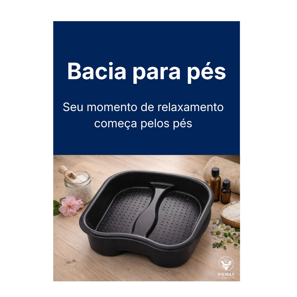 Bacia Para Pés Pedicure De Plastico Reforçado em Oferta na Shopee