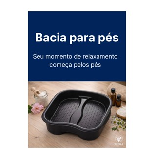 Bacia Para Pés Pedicure De Plastico Reforçado em Oferta na Shopee