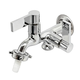 Torneira Tanque Máquina Lavar Casa Premier Duo 2 Saída Metal em Oferta na Shopee