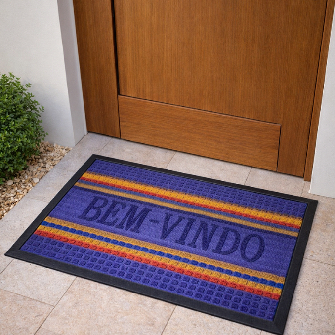 Capacho Divertido Para Porta de Entrada 40x60 Várias Estampas