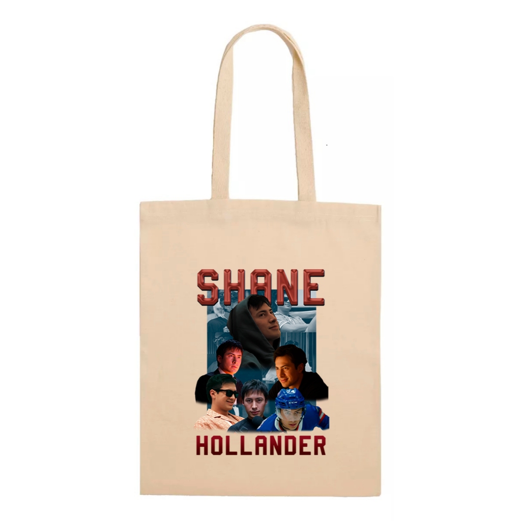 Ecobag Série Heated Rivalry Shane Hollander Hudson Williams  – Tecido Cru 100% Algodão 30x40cm