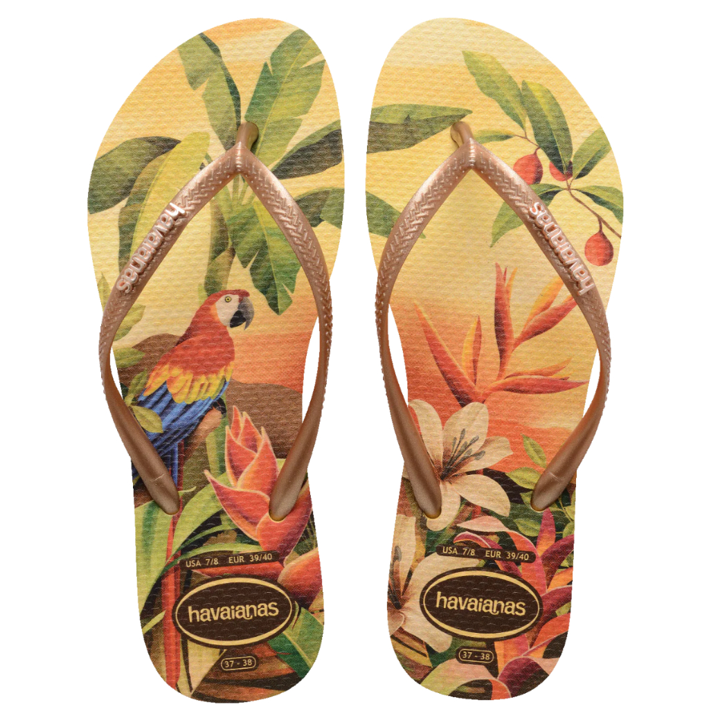 Chinelo Havaianas Feminina Slim Tropical