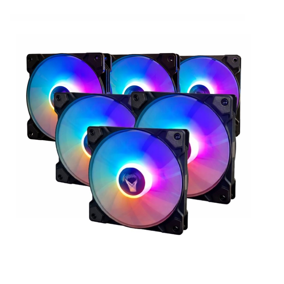 Ventoinha Kit Cooler Fan RGB 1,2,3,4, E 5 Unidades 120MM - Fácil instalação