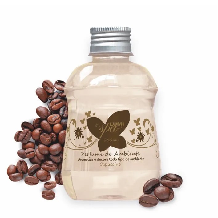 Perfume Aromatizador de Ambiente com Varetas Lumi Capuccino