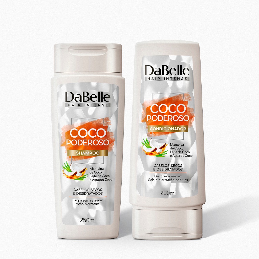 Kit DaBelle Hair Intense Duo (2 produtos) - Coco Poderoso em Oferta na Shopee