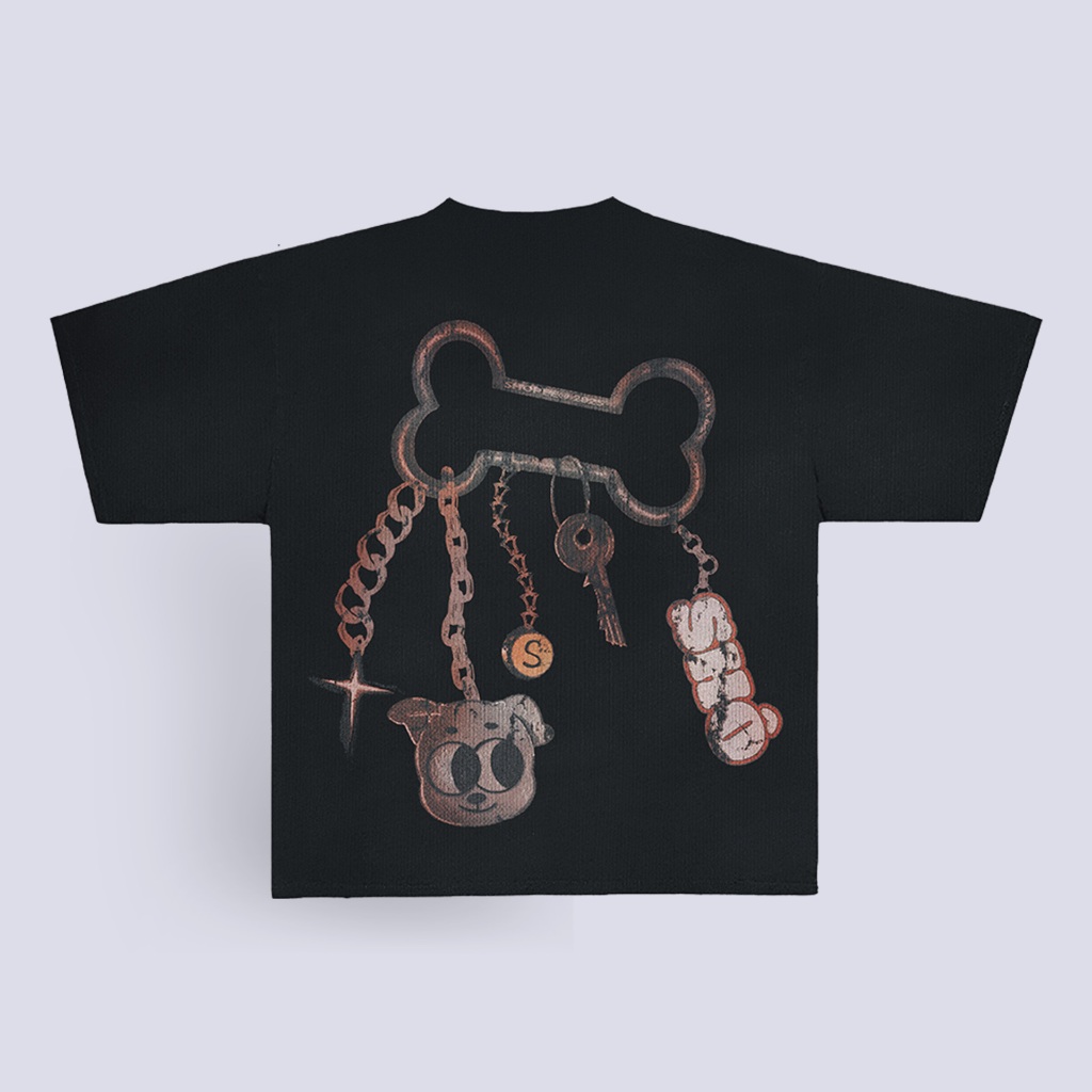 Camiseta Oversized Shopito Chaveiro em Oferta na Shopee