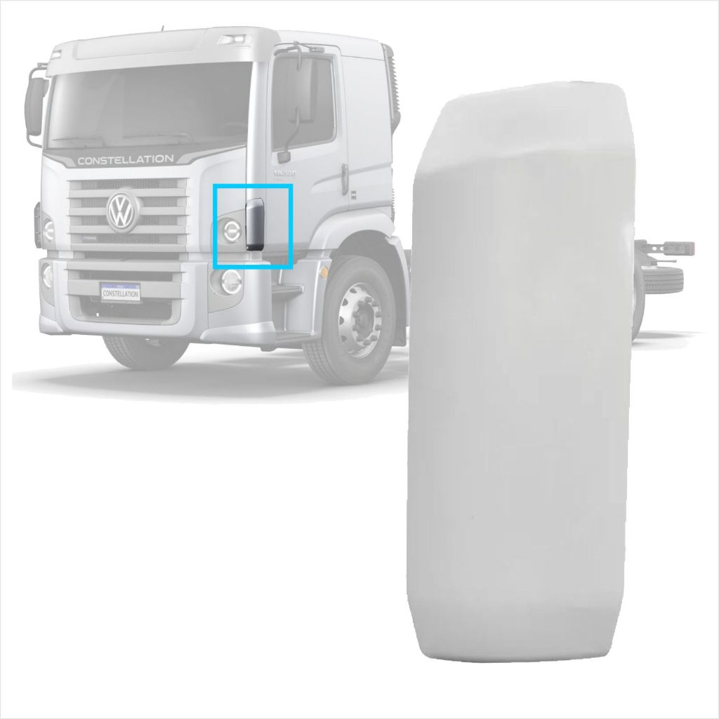 DEFLETOR DA COLUNA LATERAL ESQUERDA -  VW CONSTELLATION 17250 24250 17280 24280 - ENCAIXE PERFEITO