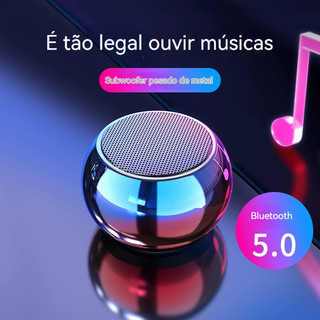 Mini Caixa De Som M3 Tws De Metal Bluetooth Amplificada de 3W Potente