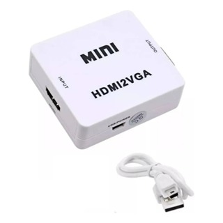 Adaptador Conversor De Hdmi Para Vga Com Áudio Monitor Tv em Oferta na Shopee
