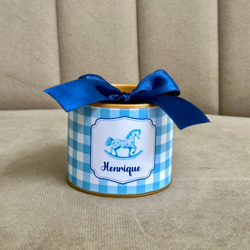 kit Tubolata personalizadas 5x6 - Lembrancinha de aniversário Cavalo Cavalinho Chá de bebê Batizado TODOS OS TEMAS