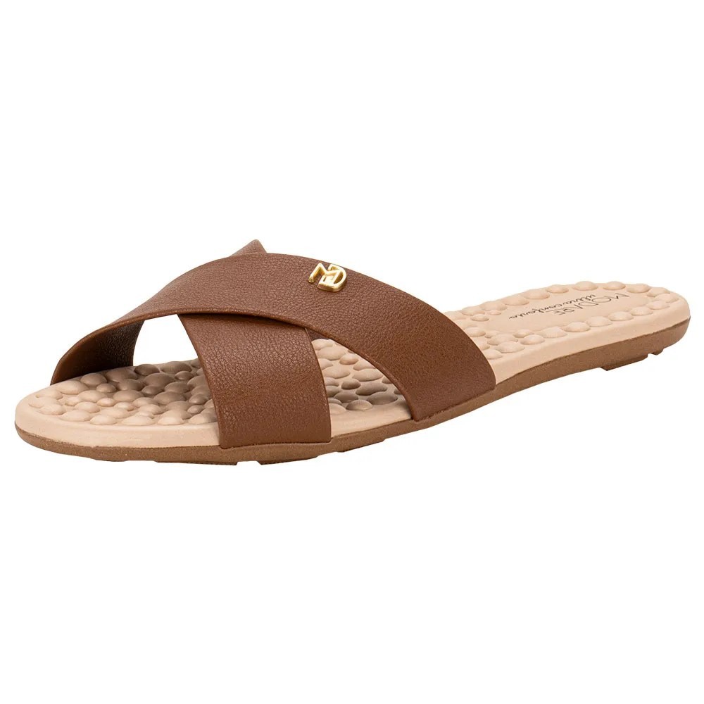 Sandália Feminina Flat Modare Tamanco Confort Ortopédico Luxo