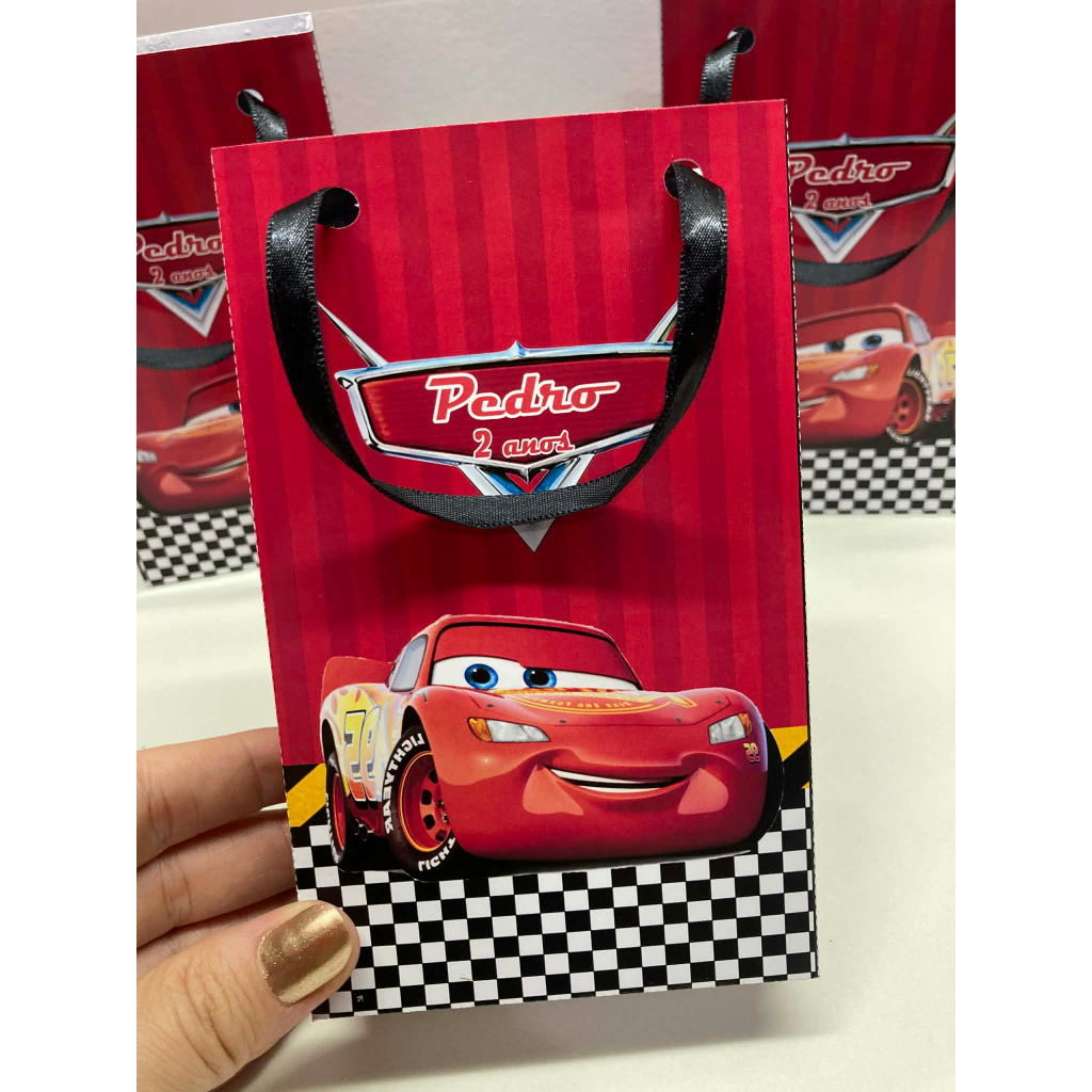 Sacolinha Personalizada Lembrancinha Carros