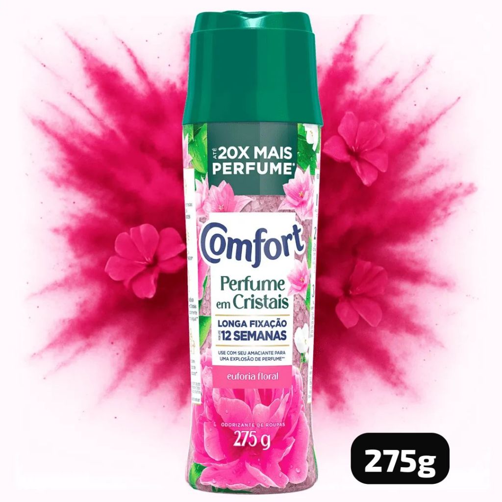 CRISTAIS COMFORT - Comfort Perfume Cristais Frescor Odorizador De Roupas 275g