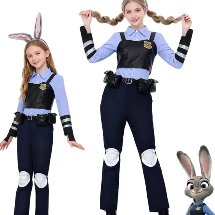 Fantasia de Policial Judy Hopps Zootopia - Infantil e Adulto em Oferta na Shopee